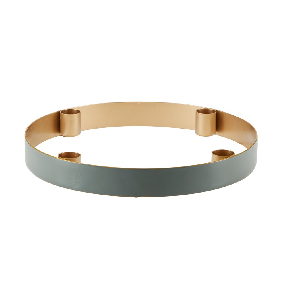 Advent lysestage, små fødder - grøn